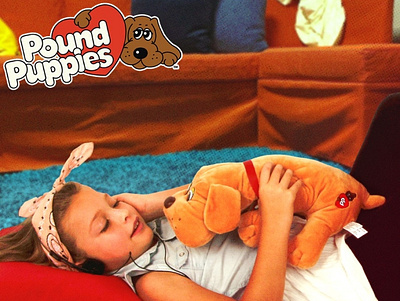 Pound Puppies Dive Into The 80s branding design icon social media design socialmedia