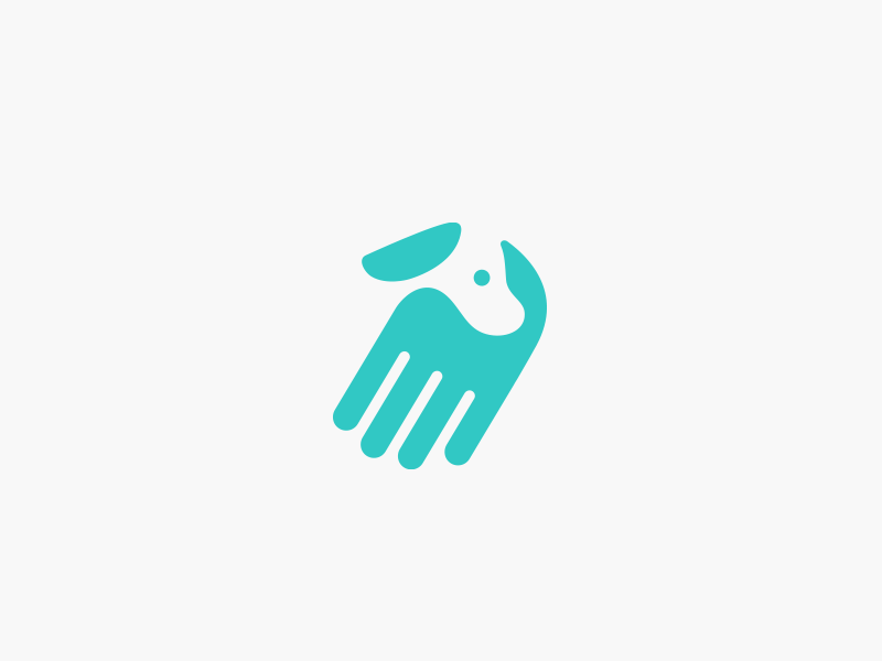 Hand + dog by Tanya Pugacheva on Dribbble