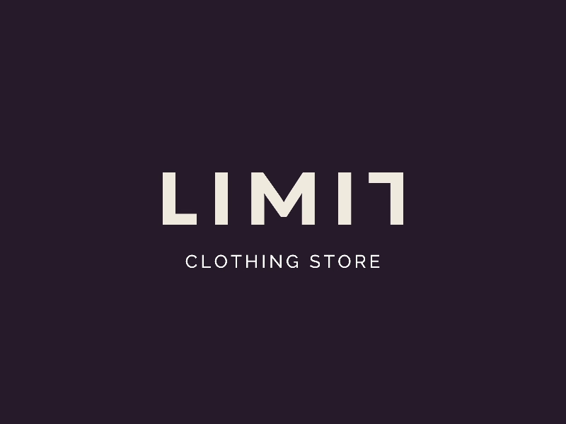 LIMIT clothing elite frame limit logo pugacheva store typography