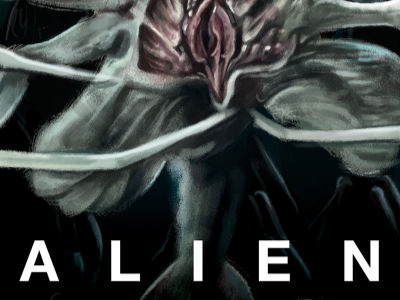 Alien Covenant Alternative Movie Poster alien covenant drawing illustration movie poster typography