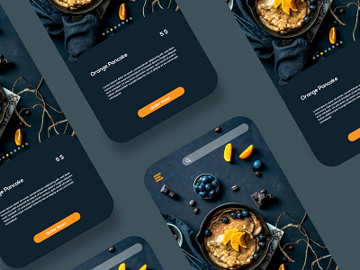 Rico - Cafe App branding design minimalist orange ui ui design user interface design uxdesign web