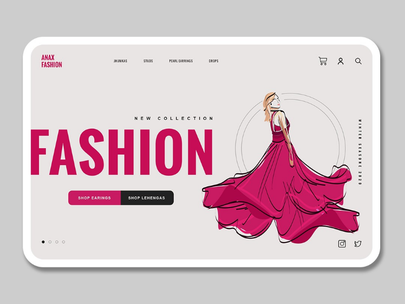 Luxury Fashion Homepage Design By ProdX On Dribbble