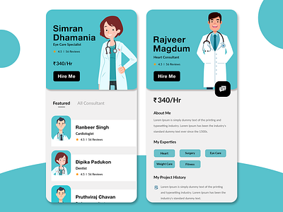 Appointment Taking from Doctor App Design-ProdX app branding design doctor doctor app doctor appointment illustration logo ui ux