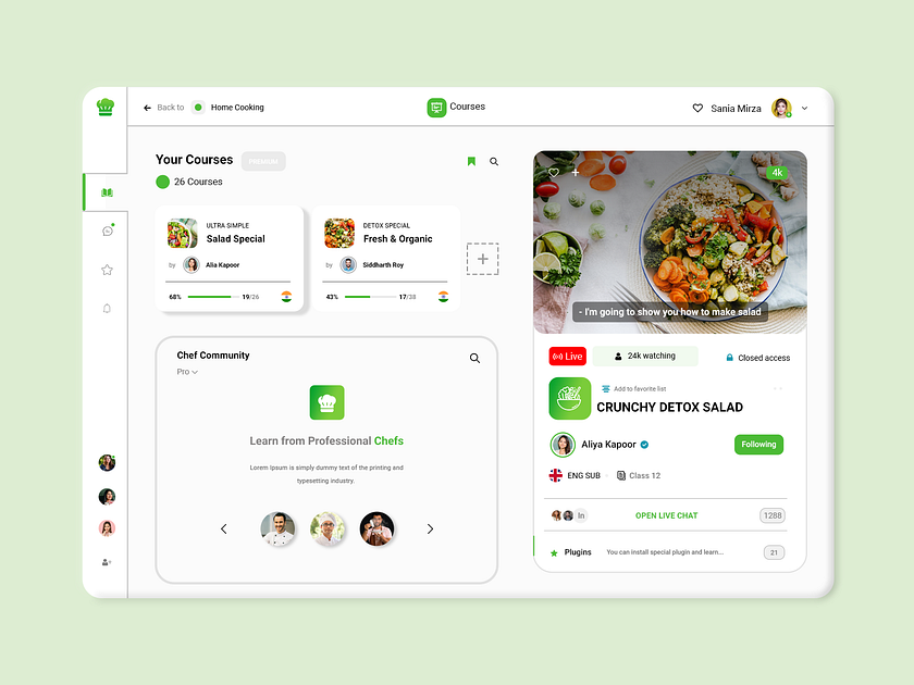 E- learning Course Dashboard Design by ProdX on Dribbble