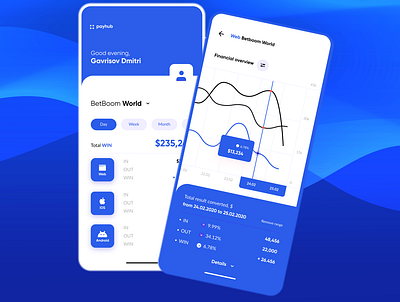 PayHub Multiple Payment FinTech App Design - ProdX app app design finance app financial app fintech fintech app illustration uidesign uiux webdesign