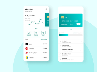 Personal Expense Management App Design - ProdX app design app design ui ux design finance fintech prodx prodx ui uidesign uiux uxui