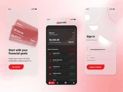 Fintech App Design