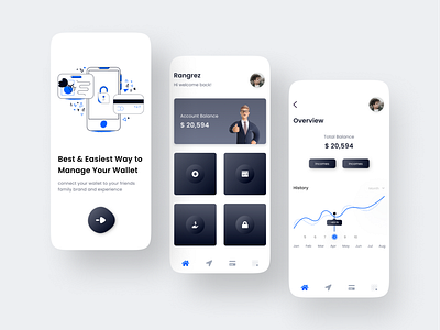 Financial App Design design uidesign uiux webdesign website design