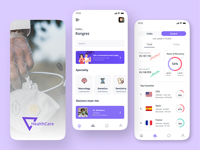 Healthcare Mobile App Design