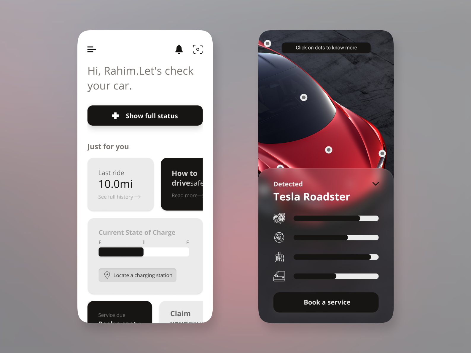 Car Service App Design by ProdX on Dribbble