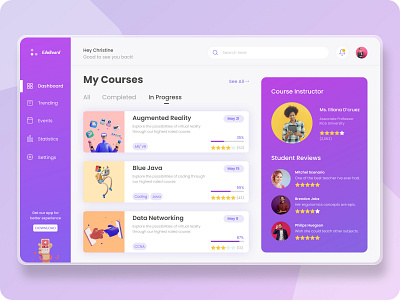 E-learning Dashboard Design