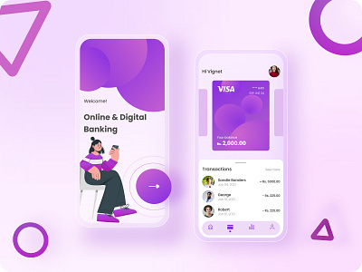 Digital Banking App Design