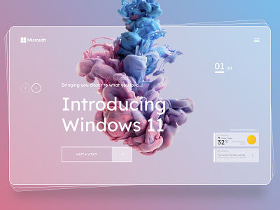 New Microsoft Windows 11 app design design uidesign webdesign website design