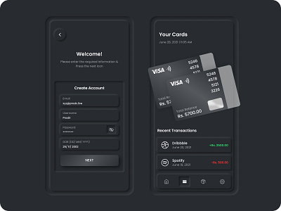 Fintech Mobile App Design