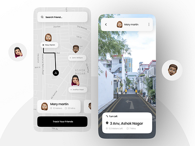 Friend Track App Design