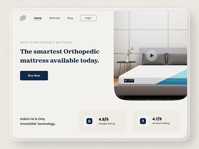 Smart Home Mattress Landing Page