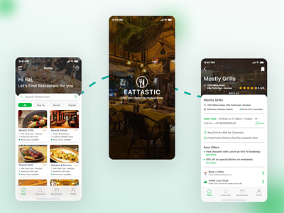 Restaurant Booking App Design app design branding design uidesign