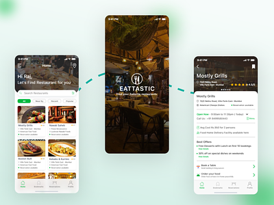 Restaurant Booking App Design