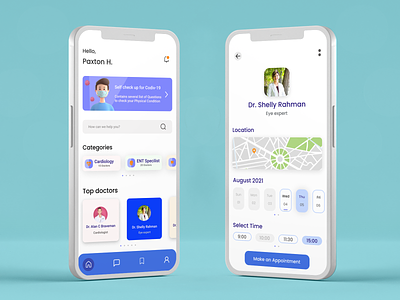 Healthcare App Design app design branding design uidesign