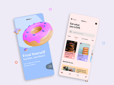 Food App Design app design branding design illustration logo ui uidesign