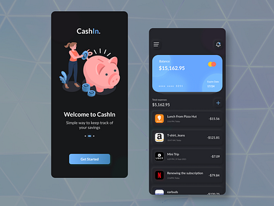 Wallet Mobile App Design - FinTech Industry