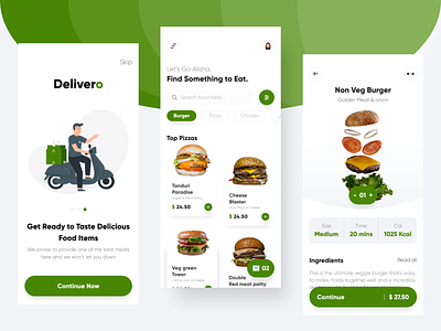 Food Delivery App Design by ProdX
