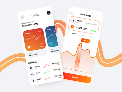 Stock Trading App Design - FinTech by ProdX