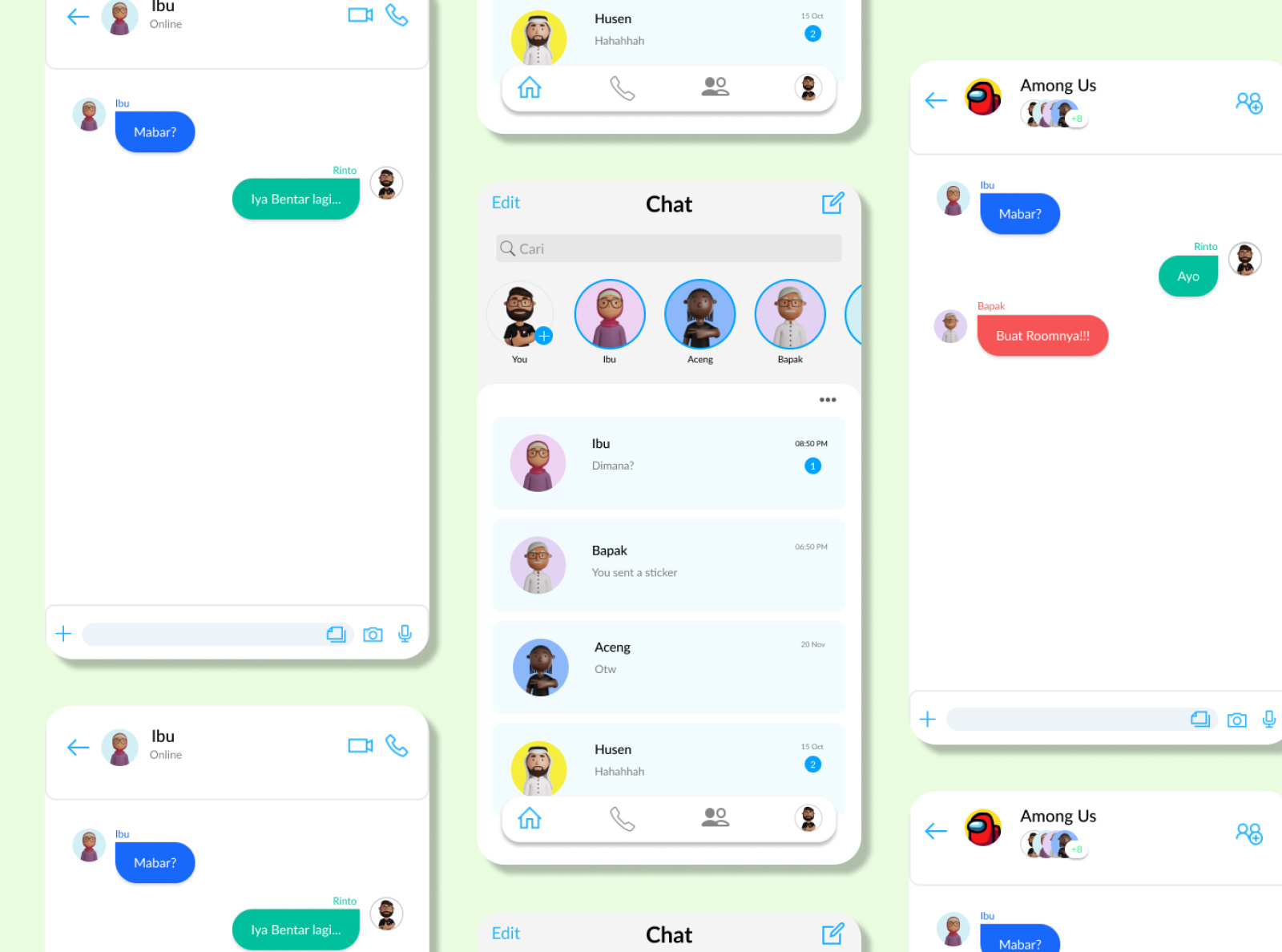 Redesign WhatsApp by Rinto Libiyanto on Dribbble