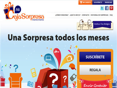 Surprise Box Responsive Website cms design graphics online store resposive website