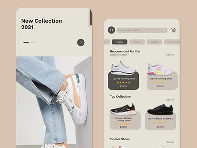 eCommerce Shoe App Design