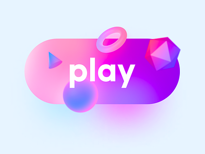 Play Button for Music App