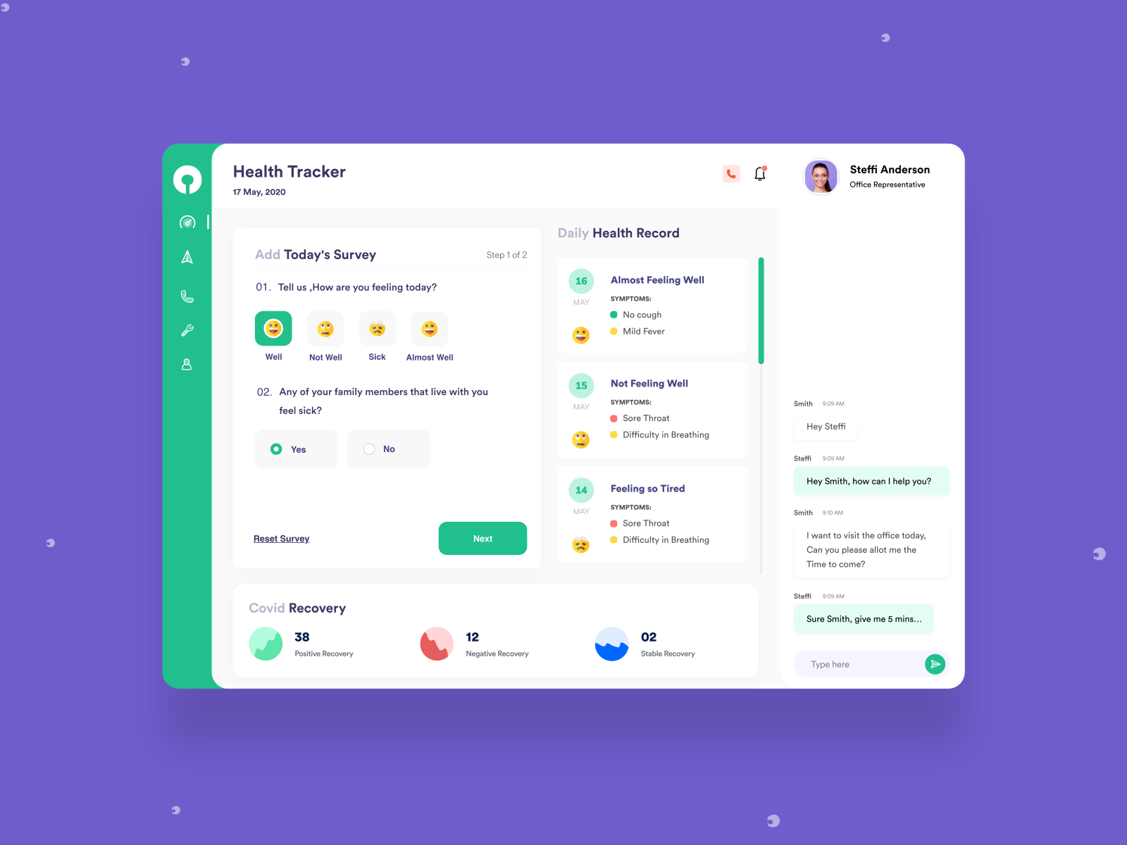 Health Tracking Dashboard UI Design by MQoS UI/UX for MultiQoS on Dribbble