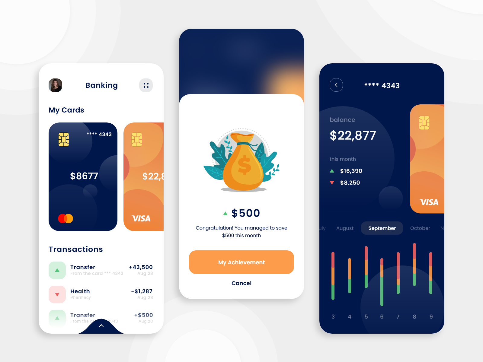 Banking and Finance Application by MQoS UI/UX for MultiQoS on Dribbble