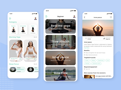 Yoga App Design