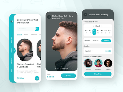 Barber Shop App - Salon Bookings