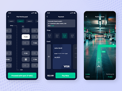 Car Parking App Design