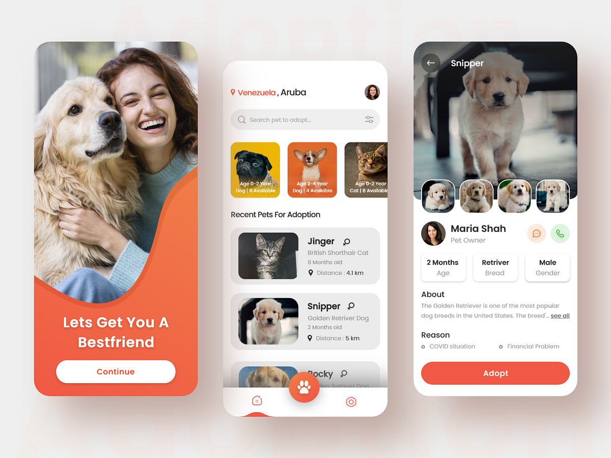 Pet Store App designs, themes, templates and downloadable graphic ...