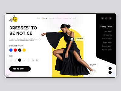 Women's Fashion Clothing Store - Product Page Design apparel apparel design buy cart clothing store clothing ui e commerce ecommerce shop fashion store header exploration homepage landing page concept landing page design online shopping order product design product page product page design web design website concept