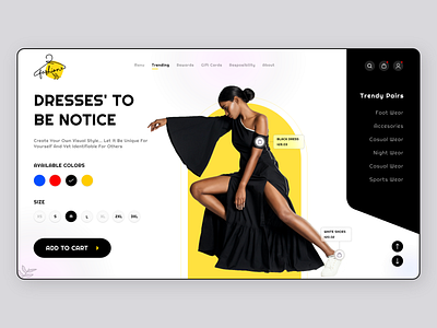 Women's Fashion Clothing Store - Product Page Design