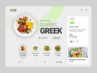 Salad - Food Delivery Landing Page burger cooking delivery delivery app delivery ui dinner food food and drink food app food delivery app food order home page lunch pizza recipe app restaurant salad user experience vegetable web design