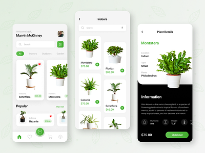 Plant Store App by MQoS UI/UX for MultiQoS on Dribbble