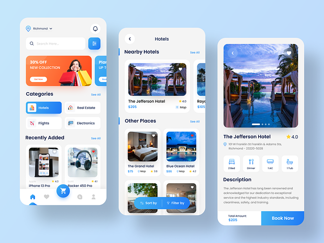 Classified App - Mobile UI by MQoS UI/UX for MultiQoS on Dribbble