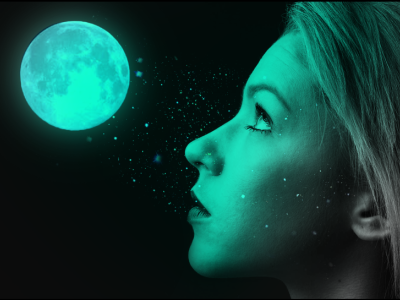 photo manipulation | glowing moon creative design digital art digital artwork digitalart glowing logo manipulation manipulations photo editing photography photoshop surreal art