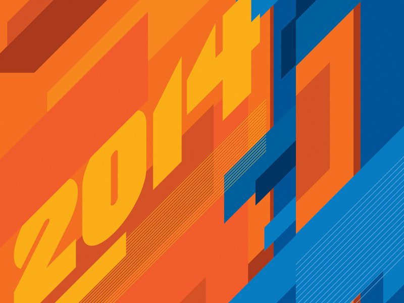 2014 Custom Letterform typography numbers letterforms type