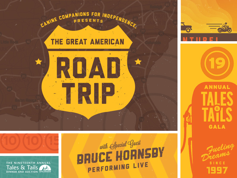 Great American Road Event Graphics road trip canine