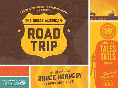 Great American Road Event Graphics canine road trip