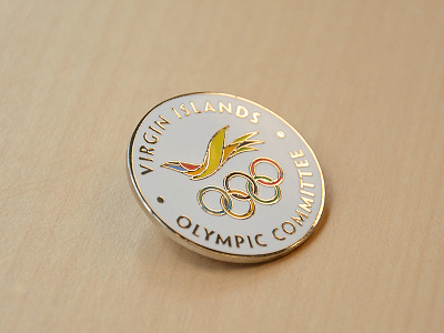 VI Olympic Committee Commemorative Pin bird cloisonne flight icon lapel pin logo metal olympics pin