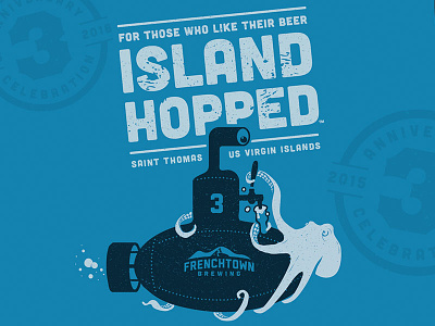 Thirsty Octopus beer craft beer design frenchtown illustration octopus st. thomas submarine usvi