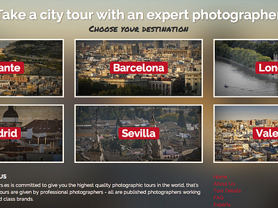 Photo Tours Website