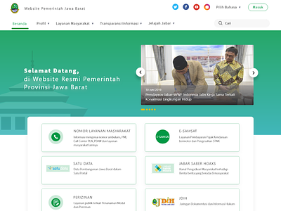 UI UX Design Competition - West Java Government Site